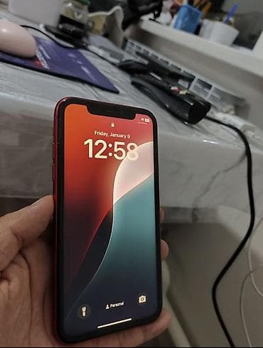 iphone 11 pro коробка: IPhone 11, Б/у, 128 ГБ, Красный, Чехол, 83 % — 3