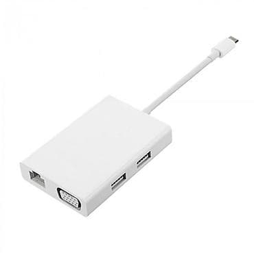 адаптер usb type c: Адаптер Type-C Xiaomi - выходы Type-С + 2 USB + LAN + VGA — 4