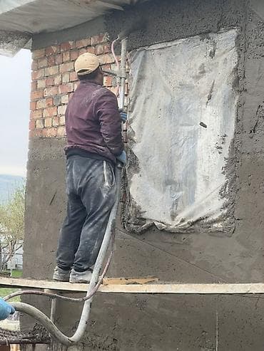 Механизированная штукатурка фасадов и стен - Выполняем нанесение