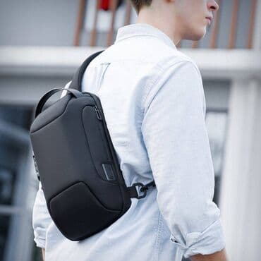 сумку для ноутбука и документов: Рюкзак MR7116_00 нагрудной Арт.2191 Однолямочная сумка Mark — 2