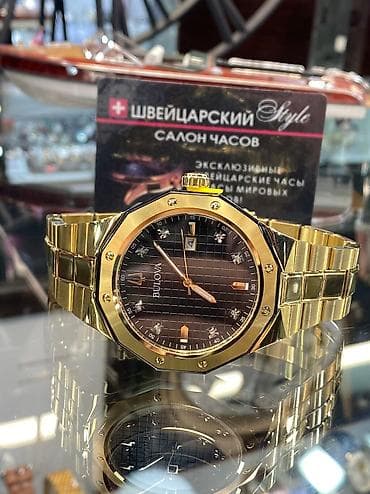 черный бриллиант: Стильные мужские наручные часы от американского бренда Bulova с 8 — 1