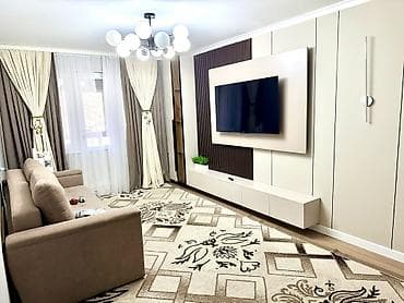 продаю квартиру 8 мкр: 3 комнаты, 58 м², 104 серия, 3 этаж, Дизайнерский ремонт — 1