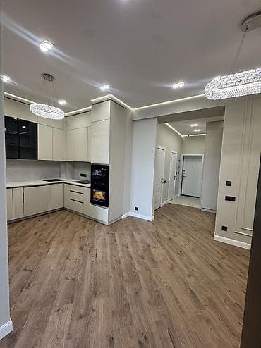 акт аптека: 2 комнаты, 57 м², 7 мкр Элитка, 14 этаж, Дизайнерский ремонт — 9