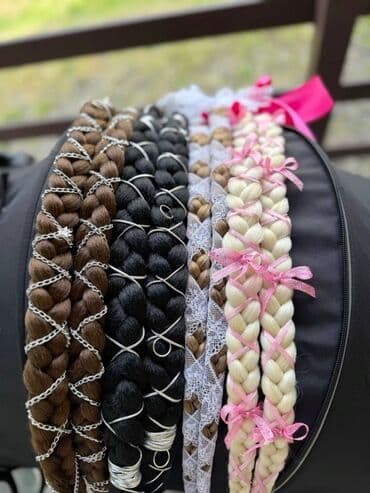 барана стрижка: Хвосты на заколках, резинках из качественного термоволокна ( можно — 13