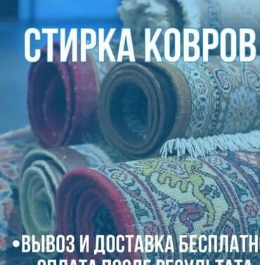 оборудование для стирки ковров: Стирка ковров, | Ковролин, Палас, Ала-кийиз, Платная доставка, Бесплатная доставка, Самовывоз — 4