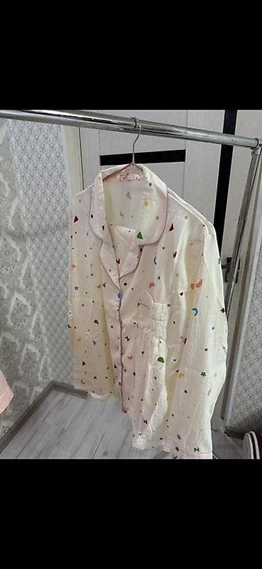 белый пеньюар: Пижамные рубашки женские - Классический фасон: отложной воротник — 3