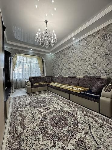 клубный квартира: 1 комната, 45 м², Индивидуалка, Учкун мкр Индивидуалка, 1 этаж, Евроремонт — 1