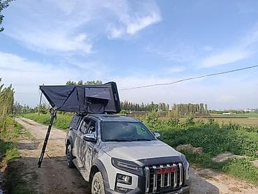 ночной виденя: Автомобильная палатка на крыше (roof-top tent) с выносным тентом и — 3