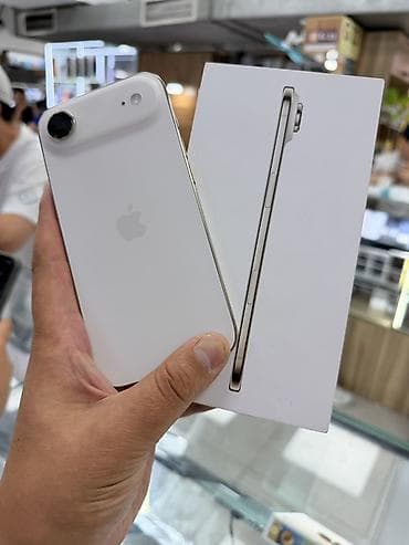 iphone osh: IPhone Air, Б/у, 512 ГБ, Белый, Коробка, 97 % — 1