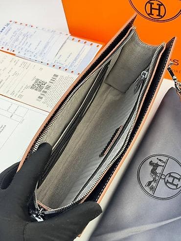 Белге такчу сумкалар, бананкалар: Клатч, Материалы: Нукура булгаары, Эркектердики, Жаңы — 7