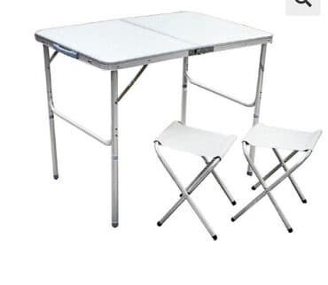 пластмасс стол стул: Пластиковый стол, Новый, Прямоугольный, Самовывоз, Платная доставка, цвет - Белый — 9