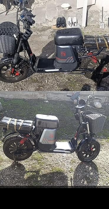 Скутеры: Электроскутер с аккумулятором LiFePO4 60V 30Ah, с двумя — 1