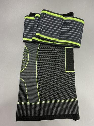 Спорт и хобби: Эластичный наколенник Knee Support с дополнительным ремнём фиксации - — 2