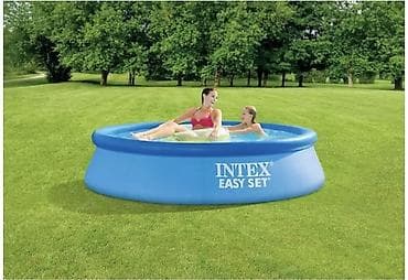 скиммер: Надувной бассейн Intex Easy Set - Размер: 244 × 61 см - Объем: 1942 л — 2
