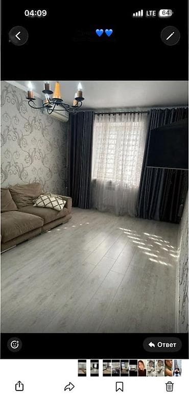 Сниму квартиру: 3 комнаты, С мебелью полностью — 2