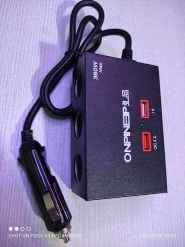 кондиционер для машины: Тройник Автомобильный разветвитель прикуривателя на 12/24V мощность — 3