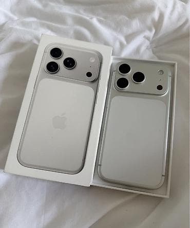 IPhone 17 Pro, Б/у, 256 ГБ, White Titanium, Наушники, Зарядное устройство, Защитное стекло, 100 % at lalafo.kg IPhone 17 Pro, Б/у, 256 ГБ, White Titanium, Наушники, Зарядное устройство, Защитное стекло, 100 %