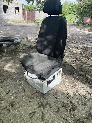 подножка спринтер: Переднее сиденье, Ткань, текстиль, Mercedes-Benz 2008 г., Б/у, Оригинал, Германия — 1