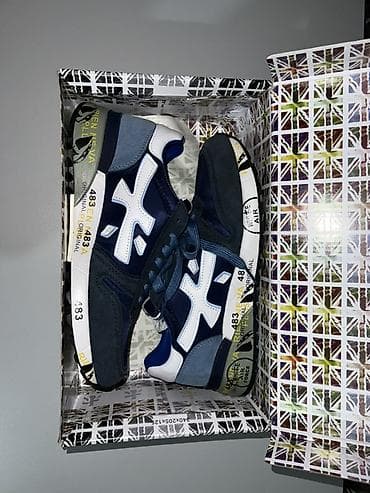 кросовки спортивные: Мужские кроссовки, 42, Новый, цвет - Синий — 2