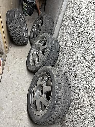 r16 4: Колеса в сборе 195 / 55 / R 16, Зима, Б/у, Комплект, Легковые, Литые, отверстий - 4 — 7