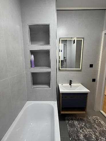 Кухонные гарнитуры: Кухонный гарнитур, цвет - Серый — 10