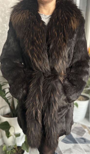 расторопша купить в бишкеке: Продается шуба(нат.кролик)размер 40/42,длина ниже колена (я ростом — 6