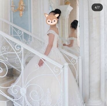 свадебные платья больших размеров: Свадебное платье, XL, Новый — 3