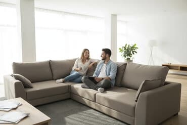 диваны угловые фото и цены: Угловой диван, C подушками, Трехместный — 1