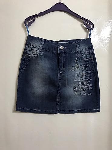 джинсовые шорты: Джинсы и брюки, цвет - Синий, Новый — 1