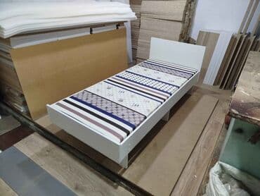 кровать 160х200: Односпальная кровать, Новый, С матрасом, длина - 190 см — 5