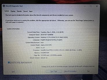 Ноутбуки и аксессуары: Ноутбук Acer Aspire A315-57G Характеристики: - Экран: 15.6", тонкие — 3