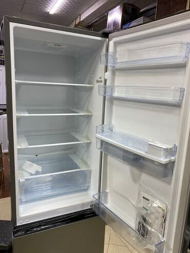 куплю холодильников: Холодильник Hisense, Новый, Двухкамерный, De frost (капельный), 57 * 180 * 57 — 4