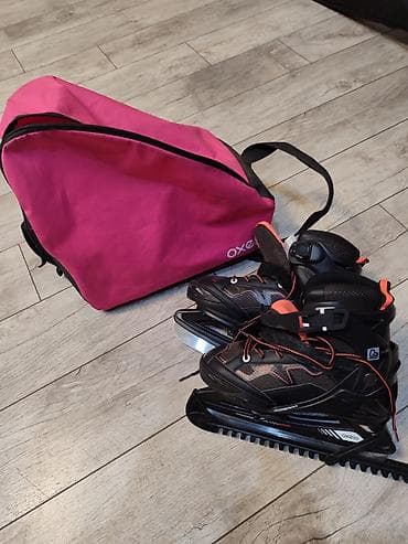 Коньки Oxelo (35-38) + Сумка + Защита лезвий отлично подойдёт для