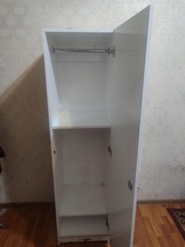 Офисная мебель: Шифоньер, шкаф для одежды, Прямой, ЛДСП — 1