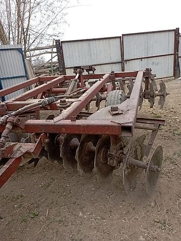 Дисковые бороны: Дисковая борона навесная/прицепная для трактора - Конструкция — 1