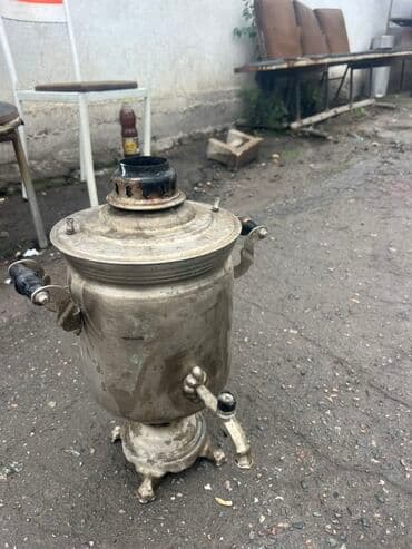 Угольный самовар (традиционный, металлический корпус) - Материал