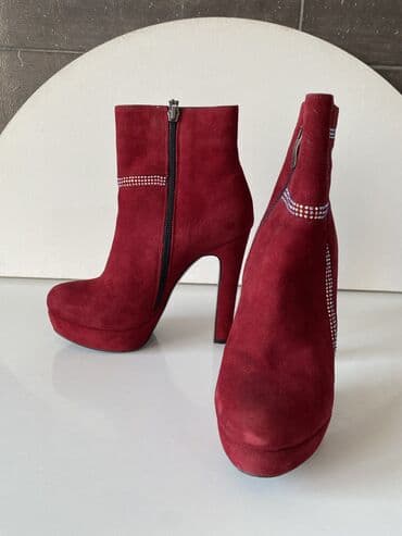 женские зимние сапоги из натуральной кожи и меха: Сапоги, 37, Balenciaga, Новый, Платная доставка — 7