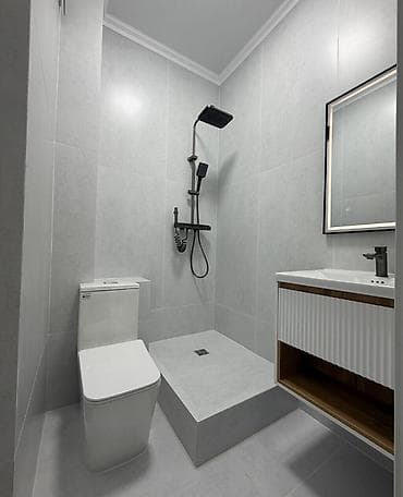 Квартиры: 1 комната, 42 м², Аламедин-1 мкр Элитка, 6 этаж, Свежий ремонт — 4