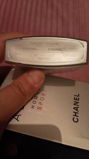 чистка зуб: CHANEL Allure Homme Sport — мужская туалетная вода. Б/У, оригинал — 4