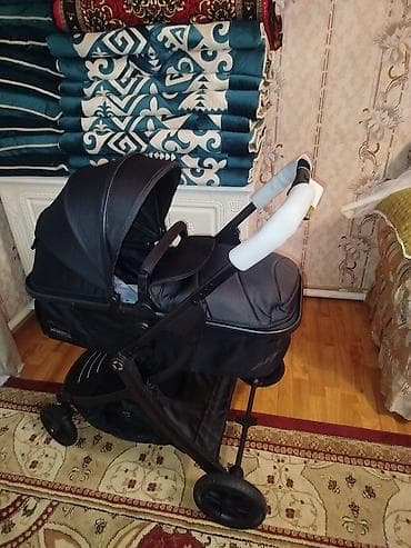 Коляска, цвет - Черный, Новый, Платная доставка