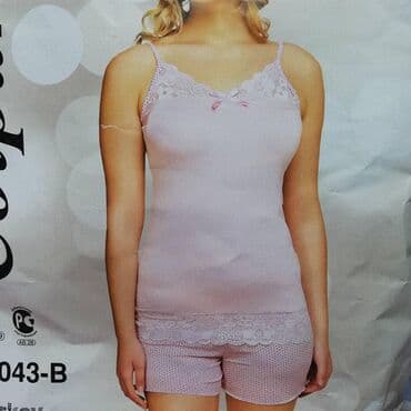 белая ночная сорочка: Ночные сорочки, ночная пижама с шортой.

Производство Турция — 5