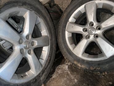 шина карабалта: Дөңгөлөктөр монтажда 225 / 60 / R 18, All-season, Колдонулган, Комплект, Жеңил унаалар, Куйма, тешиктери - 5 — 6