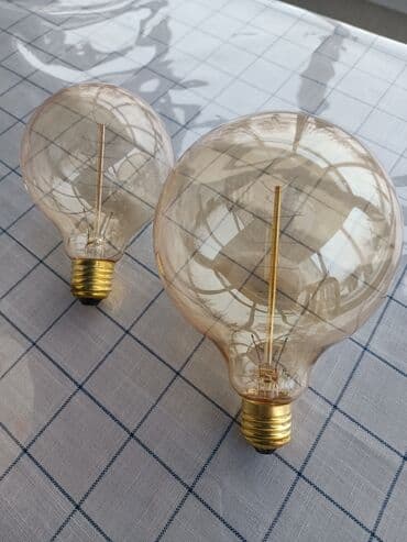электрические лампы: Лампа Эдисон филамент для кафе и баров дешевле чем в магазине — 4