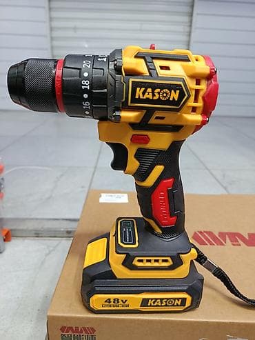 Аккумуляторная дрель‑шуруповёрт KASON 48V - Питание: литий‑ионный
