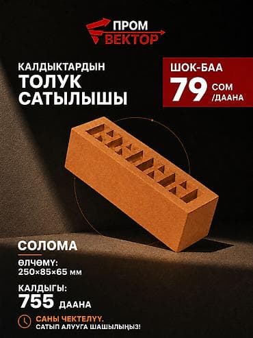 салома саман: Облицовочный кирпич, цвет «солома». Формат кирпича - ?65 мм. На — 3