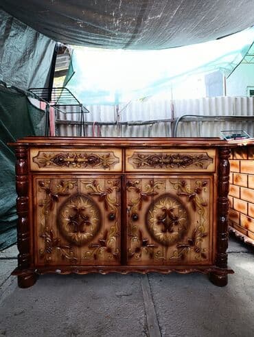 тумбы комоды с зеркалом: Комод для одежды, Новый, Без зеркала, Дерево, цвет - Коричневый — 1