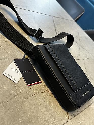 рюкзак сумка: Барсетка, Tommy Hilfiger, Материал: Натуральная кожа, Оригинал, Новый — 3