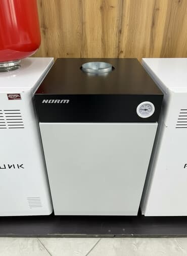 батарейки для отопления: Отопительный котел Norm 12.5 квтв черно-белом исполнении. Оснащен — 1