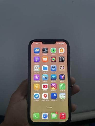 face id: IPhone 13 Pro Max, 128 ГБ, Голубой, Чехол, 79 % — 6