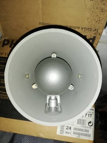 Ковролин: Громкоговоритель рупорный ГР-1. 2 новые пластиковые серые 1 бу черный — 1